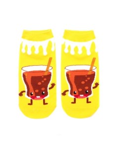 Носки короткие Krumpy Socks Fast Food Кола 35 40 Республика