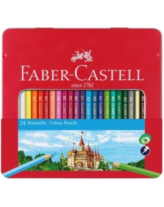 Карандаши цветные Faber Castell Замок 24 цветов Faber-castell