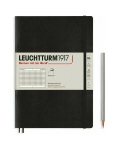 Записная книжка Leuchtturm Composition в клетку черная 123 страницы мягкая обложка В5 Leuchtturm1917