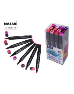 Набор маркеров для скетчинга Fantasia Berries colors 12 шт Mazari