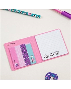 Флажки-закладки и самоклеящиеся блоки в наборе Cute friends, 74 х 74 мм, 60 х 15 мм, 25 листов Meshu