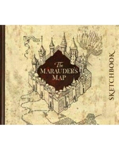Скетчбук Гарри Поттер. Карта мародеров, 48 листов, 24 х 20 см Эксмо