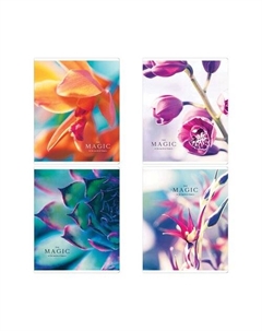 Тетрадь Magic Of Flowers, в клетку, 48 листов, в ассортименте Greenwich line