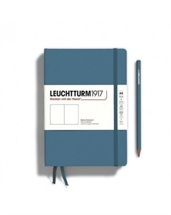Блокнот Leuchtturm Rising Colours, 125 листов, без линовки, синий камень, А5 Leuchtturm1917