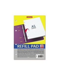 Сменный блок для тетради на кольцах ErichKrause, А5, 80 листов в клетку Erich krause