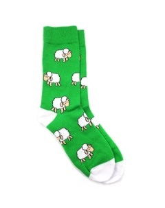 Носки Овечки на зелени 40 45 Krumpy socks