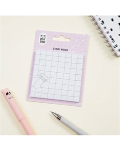 ​Самоклеящийся блок Right cat, 50 листов, 7,5 х 7,5 см Meshu