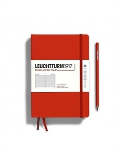 Блокнот Leuchtturm1917 Medium, 125 листов, в линейку, твердая обложка, рыжий лис