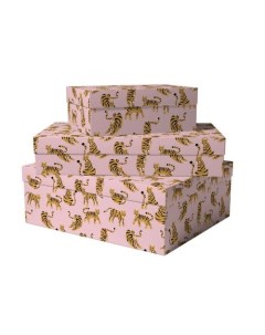 Подарочная коробка Тигры 36 х 24 х 9 см Bummagiya