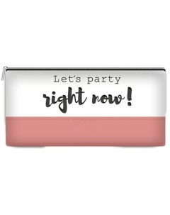 Пенал косметичка Party 21 х 10 см розовый Infolio