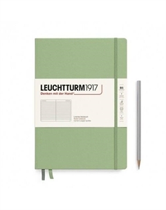 Блокнот Leuchtturm1917, в линейку, 109 листов, В5, зеленый шалфей
