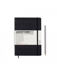 Блокнот Medium 249 стр в клетку черный Leuchtturm1917