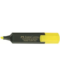 Текстовыделитель флюоресцентный желтый Faber-castell