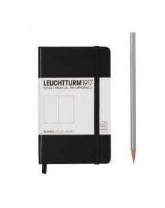 Блокнот нелинованный А6 черный Leuchtturm1917