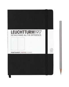 Блокнот Medium, 125 листов, в точку, черный Leuchtturm1917