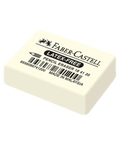 Ластик Faber Castell Latex Free прямоугольный синтетический каучук 4 х 2 7 х 1 см Faber-castell