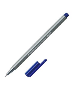 Капиллярная ручка Triplus Liner 0 3 мм синяя Staedtler
