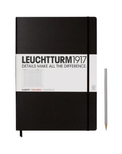 Блокнот Master Classic Squared А4 117 листов в клетку черный Leuchtturm1917