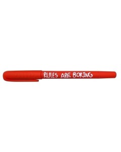 Ручка шариковая Bad Girl 0 7 мм красная цвет чернил синий Be smart