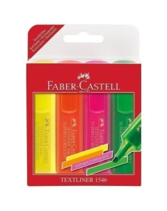 Набор текстовыделителей 154604 4 цвета Faber-castell