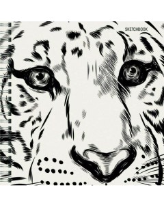 Скетчбук Тигр для графики 80 листов нелинованный 19 5 х 19 5 см Paper art