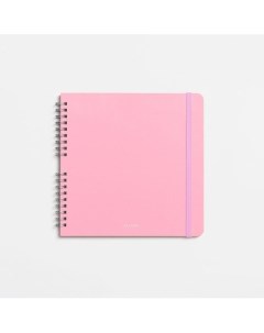 Скетчбук для акварели на пружине бледно розовый 19 х 19 см Falafel books