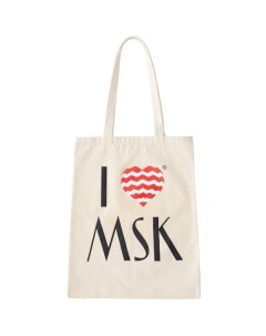 Холщовая сумка I Love MSK Heart of moscow