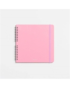 Скетчбук для акварели на пружине, бледно-розовый, 19 х 19 см Falafel books