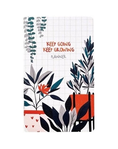 Планер недатированный Pots Цветы в горшке, 130 х 210 мм, 32 листа Be smart