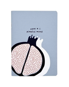 Тетрадь общая Mood, 16,5 х 22 см, 48 листов, в клетку, мягкий переплет, на скрепках Be smart