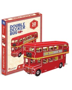 3D пазл Лондонский двухэтажный автобус 57 деталей Cubicfun