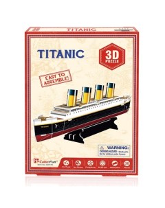 3D пазл Титаник 30 деталей Cubicfun