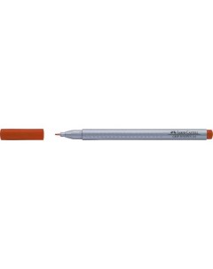 Капиллярная ручка Grip 0 4 мм темно оранжевая Faber-castell