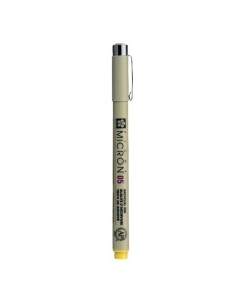 Ручка капиллярная Pigma Micron 0 45 мм цвет чернил желтый Sakura