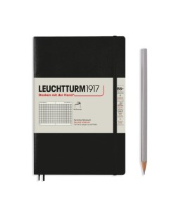 Записная книжка Leuchtturm Paperback В6 в клетку черная 123 страниц мягкая обложка Leuchtturm1917
