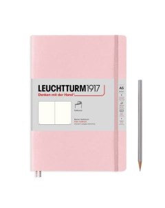 Записная книжка Leuchtturm А5 нелинованная розовая 123 страниц мягкая обложка Leuchtturm1917
