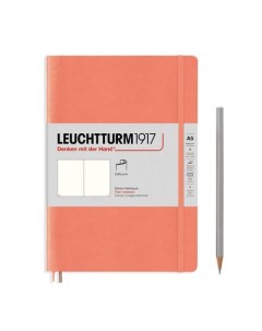 Записная книжка Leuchtturm А5 нелинованная персиковая 123 страниц мягкая обложка Leuchtturm1917