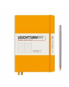Записная книжка Leuchtturm Rising Colours А5 в точку теплый желтый 251 страниц твердая обложка Leuchtturm1917