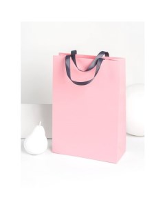 Пакет подарочный розовый 23 х 33 х 10 см Symbol