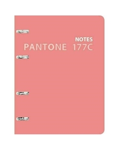 Тетрадь Pantone line No 6, 120 листов, в клетку, на кольцах, А5 Канц-эксмо