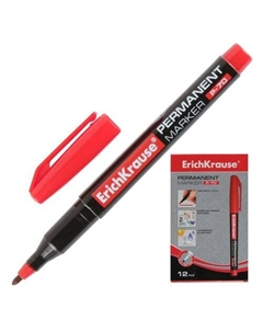 Перманентный маркер  P-70, красный Erich krause