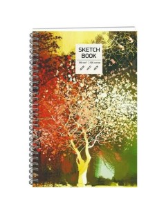 Скетчбук Paper Art Sketchbook Осень 100 листов нелинованный А5 Республика