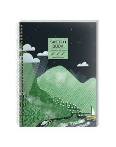 Скетчбук Sketchbook Green world 100 листов нелинованный А5 Paper art