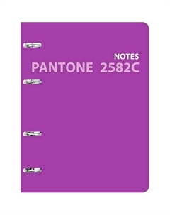 Тетрадь Pantone line No 7, 120 листов, в клетку, на кольцах, А5 Канц-эксмо