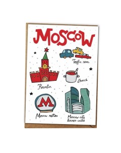Открытка Assorti Moscow Морда довольна