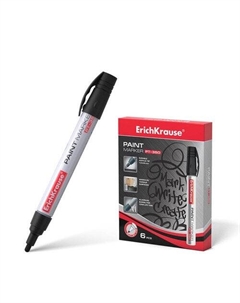 Маркер-краска PT-350, черный Erich krause