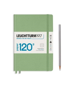 Блокнот Leuchtturm Edition А5, в линейку, пастельный зеленый, 203 страниц, твердая обложка Leuchtturm1917