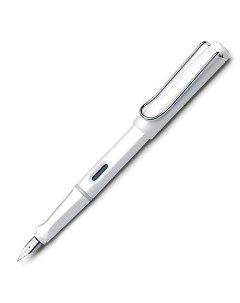 Ручка перьевая 019 Safari F 0 5 мм белая Lamy