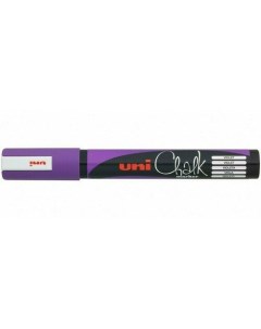 Меловой маркер Chalk PWE 5M 1 8 2 5 мм фиолетовый Uni