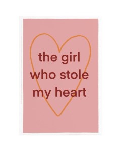 Открытка Girl stole heart Opaperpaper